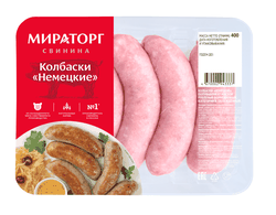 Колбаски НЕМЕЦКИЕ охл. 400г. МИРАТОРГ, фотография