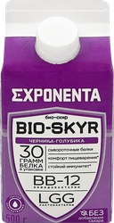 Напиток кисломолочный EXPONENTA Bio-Skyr Черника, голубика, 500г, фото