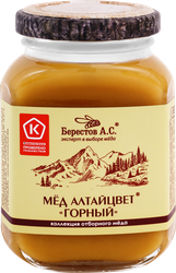 Мед горный БЕРЕСТОВ А.С. Избранное, 200г, крупный план
