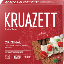 Хлебцы KRUAZETT тонкие ржаные, 200г, изображение