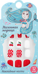 Накладные ногти Маленькая модница, крупный план