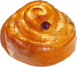 Улитка с творогом и изюмом, 100г, фотография