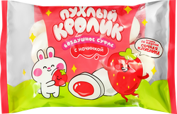Суфле ПУХЛЫЙ КРОЛИК Воздушное с клубникой, 85г, фото