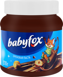 Паста шоколадно-ореховая BABYFOX, 270г, вид
