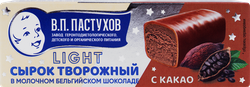 Сырок творожный глазированный ЗАВОД ИМЕНИ ПАСТУХОВА с какао 23%, без змж, 40г, картинка