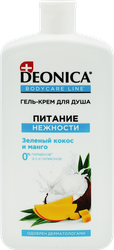 Гель-крем для душа бережный уход DEONICA, 750мл, детальное фото