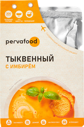 Крем-суп PERVAFOOD из тыквы с имбирем, 300г, крупный план