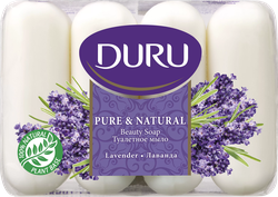 Мыло туалетное DURU Pure&Natural Лаванда, 4х85г, фото