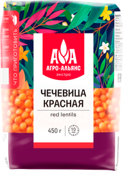 Чечевица красная АГРО-АЛЬЯНС Экстра, 450г, картинка