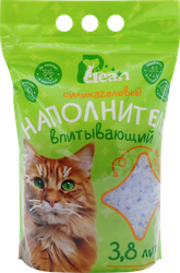 Наполнитель силикагелевый для кошачьего туалета ПЕТКЛИН, 3,8л, фото