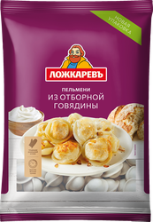 Пельмени ЛОЖКАРЕВЪ с отборной говядиной, 700г, фотография