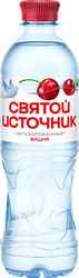 Вода питьевая СВЯТОЙ ИСТОЧНИК со вкусом вишни негазированная, 0.5л, вид