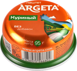 Паштет ARGETA Куриный, 95г, фото