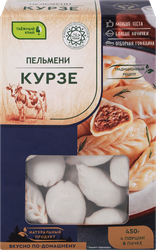 Пельмени ТАЕЖНЫЙ КРАЙ Курзе, Халяль, 450г, крупный план