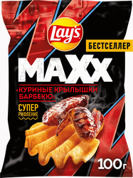 Чипсы картофельные LAY'S Махх Куриные крылышки барбекю, 100г, фотография