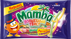 Конфеты жевательные MAMBA Волшебный твист, ассорти вкусов, 70г, изображение