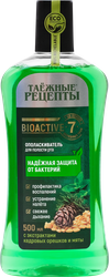 Ополаскиватель для полости рта ТАЕЖНЫЕ РЕЦЕПТЫ с экстрактами кедровых орешков и мяты, 500мл, детальное фото