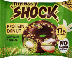 Донат FITNESSHOCK с фисташкой, 70г, вид