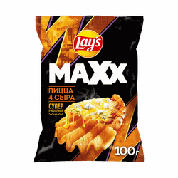 Чипсы картофельные LAY'S Махх Пицца 4 сыра, 100г, вид