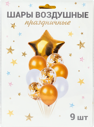 Набор праздничных шаров, 9шт, вид