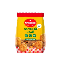 Печенье ОВСЯНЫЙ КРАЙ Классическое, весовое, детальное фото