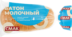 Батон СМАК Молочный, в нарезке, 350г, фотография