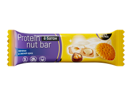 Батончик Ё БАТОН Protein nut bar со вкусом печенья, с цельным лесным орехом, 40г, вид