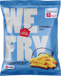Картофель фри WE FRY предобжаренный без панировки, 700г, изображение