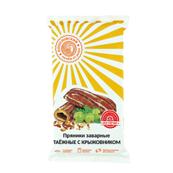 Пряники заварные БОГОСЛОВСКИЙ Таежные, с крыжовником, 250г, вид