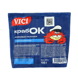 Крабовые палочки VICI КрабОк, 180г, изображение