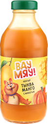 Нектар детский ВАУ МЯУ! Тыква, манго с мякотью, 0.33л, картинка