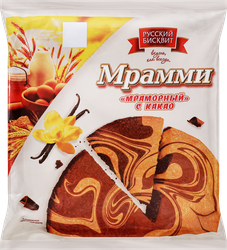 Пирог МРАММИ Мраморный с какао, 250г, фото