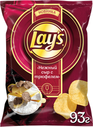 Чипсы картофельные LAY'S Нежный сыр с трюфелем, 93г, фото