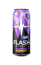 Энергетический напиток FLASH UP ENERGY Черничный пончик ж/б 0,45л., картинка