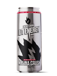 Энергетический напиток LIT ENERGY Малина ж/б 0,45л., изображение