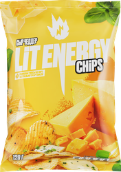 Чипсы картофельные LIT ENERGY Чеддер, 120г, изображение