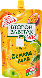 Десерт ВТОРОЙ ЗАВТРАК Мультифруктовый, с семенами льна, 200г, фото