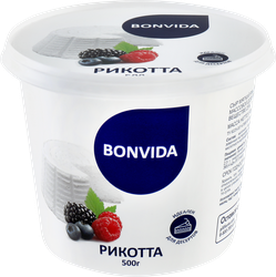 Сыр Рикотта BONVIDA 25% 500г., детальное фото
