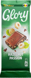 Шоколад GLORY молочный с дробленым фундуком 75г., картинка
