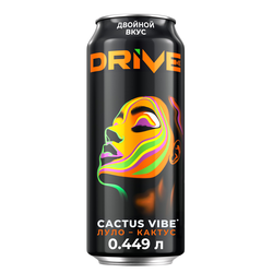 Напиток тонизирующий DRIVE ME ЛУЛО КАКТУС ж/б 0,449л., картинка