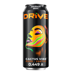 Напиток тонизирующий DRIVE ME ЛУЛО КАКТУС ж/б 0,449л., детальное фото