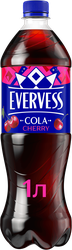 Напиток б/а EVERVESS Кола Вишня сильногазированный п/б 1л., картинка