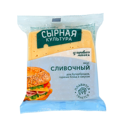 Сырный продукт СЫРНАЯ КУЛЬТУРА СЗМЖ Сливочный 45% ф/п 400г., детальное фото
