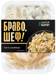 Паста Альфредо лоток 250г. БРАВО! ШЕФ, фотография