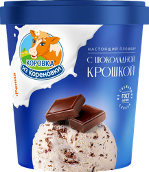 Мороженое пломбир ванильн. с шок. крошкой ведро 15,0% 300г. КИЗК БЗМЖ, вид