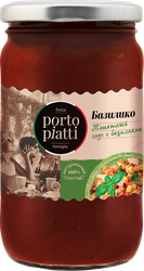 Соус PORTO PIATTI томатный Basilico с базиликом 350г., фото