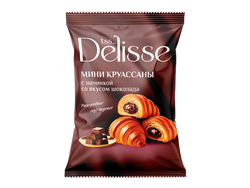 Мини Круассаны DELISSE с начинкой со вкусом шоколада п/п 300г., фотография