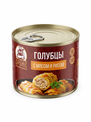 Голубцы фаршированные ГОСТ с мясом и рисом ДРУЖЕ ж/б 540г., изображение