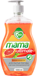Средство для мытья посуды Mama Ultimate Красный апельсин 1000мл., фотография