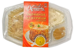 Заливное из курицы с горчицей 250г ХОЛОДУШКА, детальное фото
